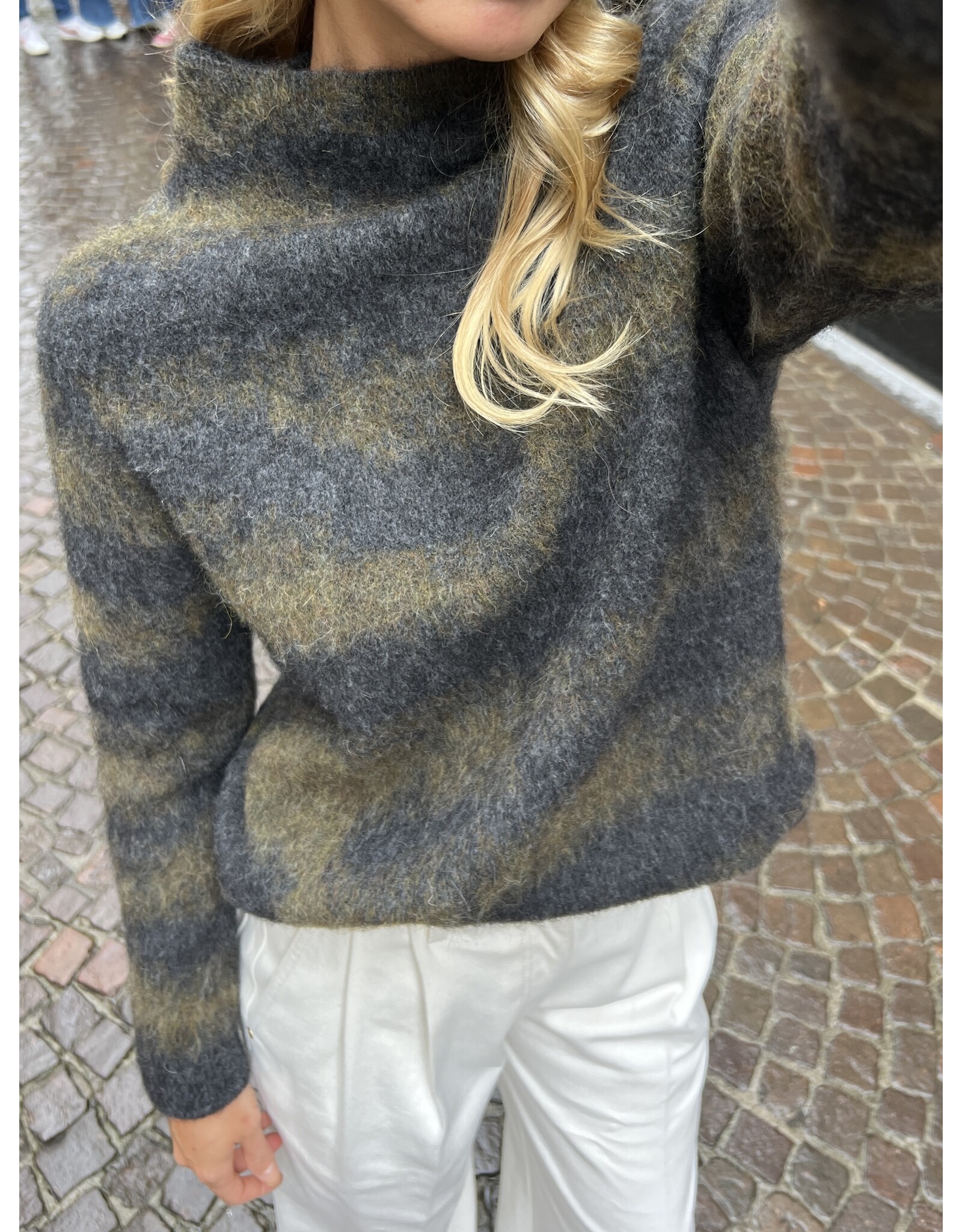 Natan Pull Natan Mandy alpaca dblauw/groen