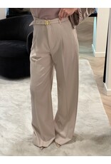 Natan Broek Natan Dirac flanel beige rosé