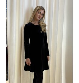 Emporio Armani Kort kleedje E Armani zwart fluweel Emporio Armani Kort kleedje E Armani zwart fluweel