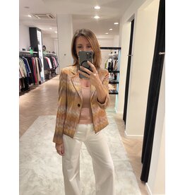 Missoni Gecentreerde vest Missoni lurex gold tones