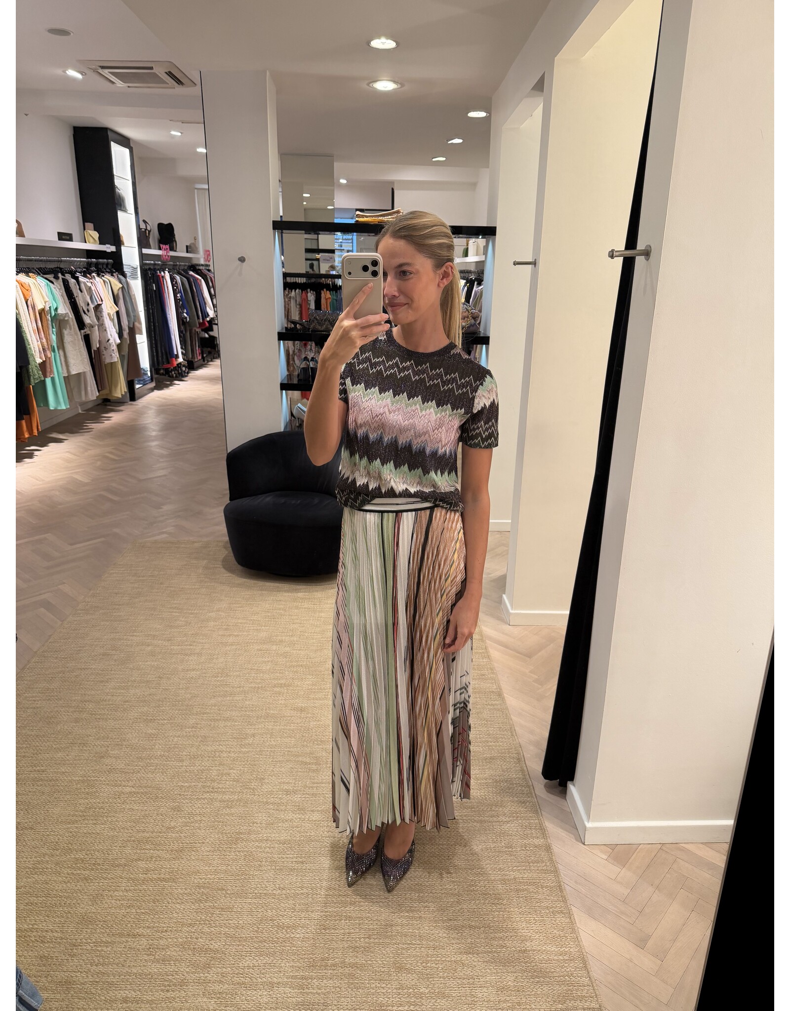 Missoni Midi-skirt Missoni green/brown tones