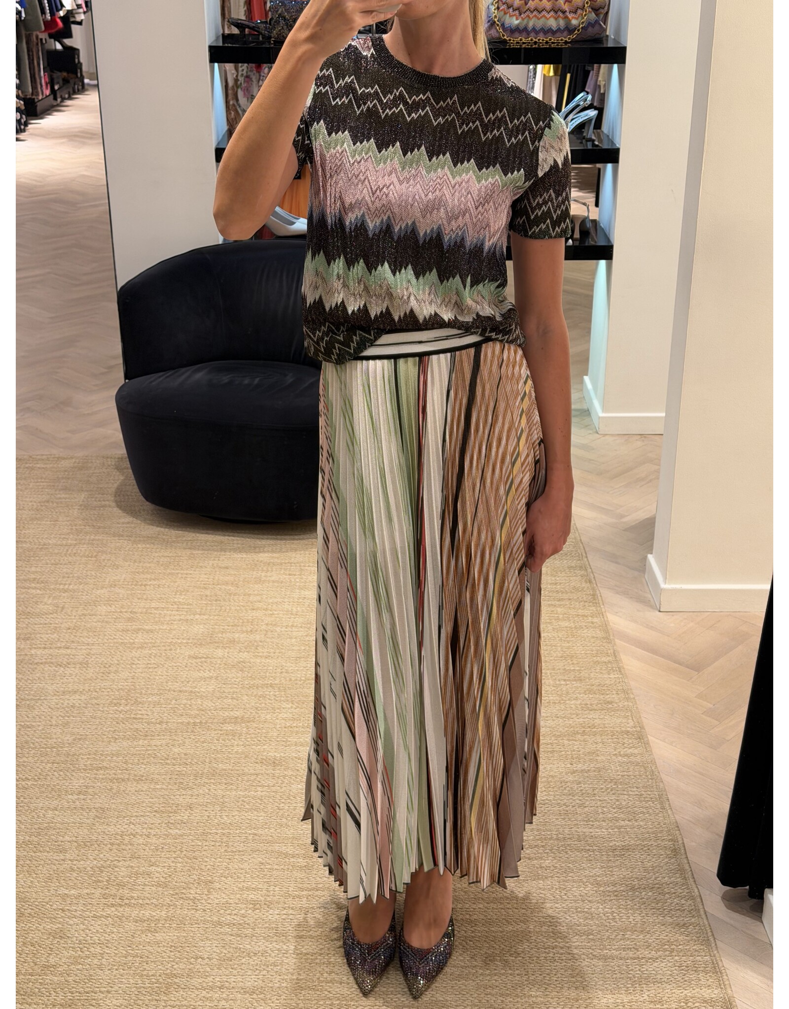 Missoni Midi-skirt Missoni green/brown tones