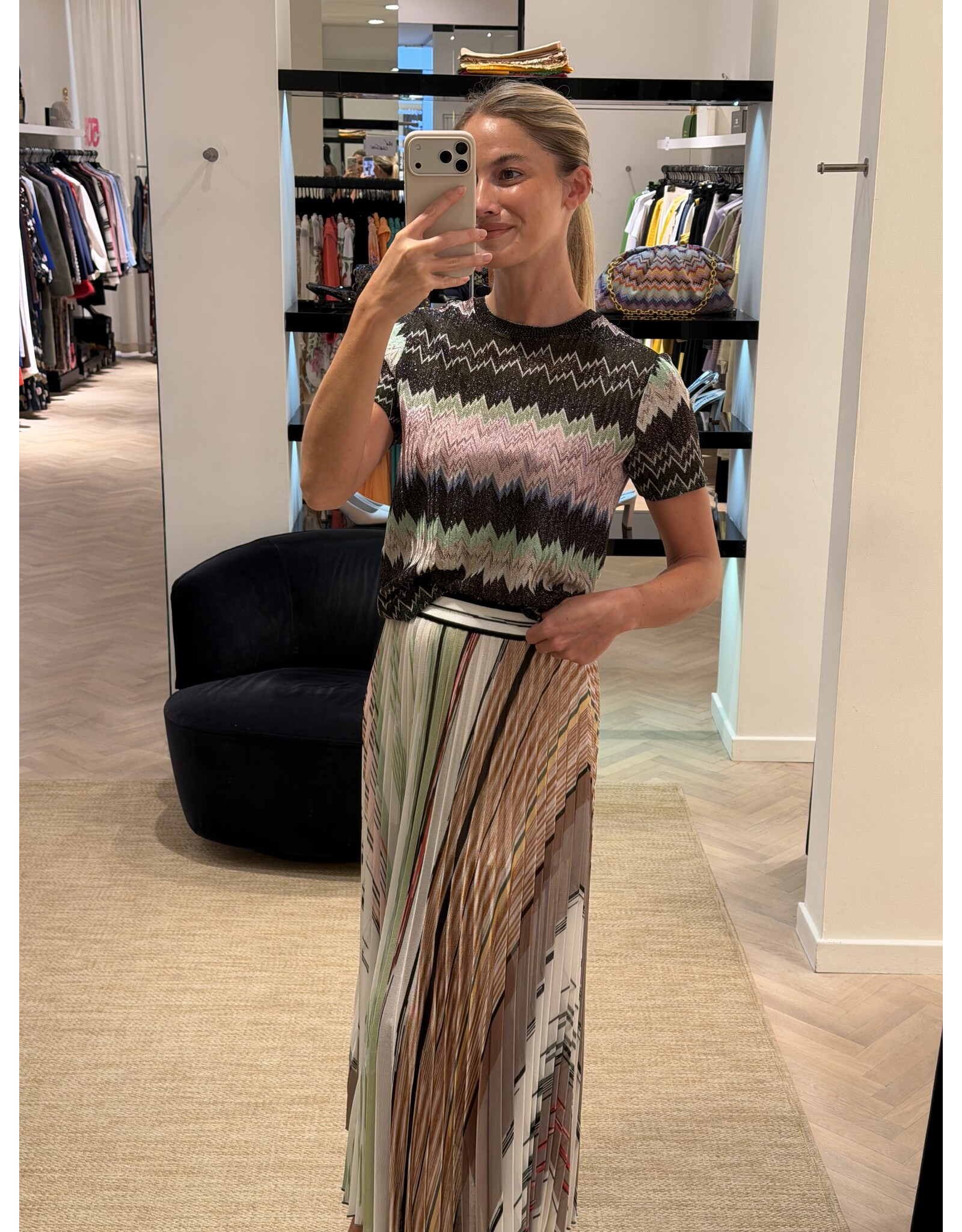 Missoni Midi-skirt Missoni green/brown tones