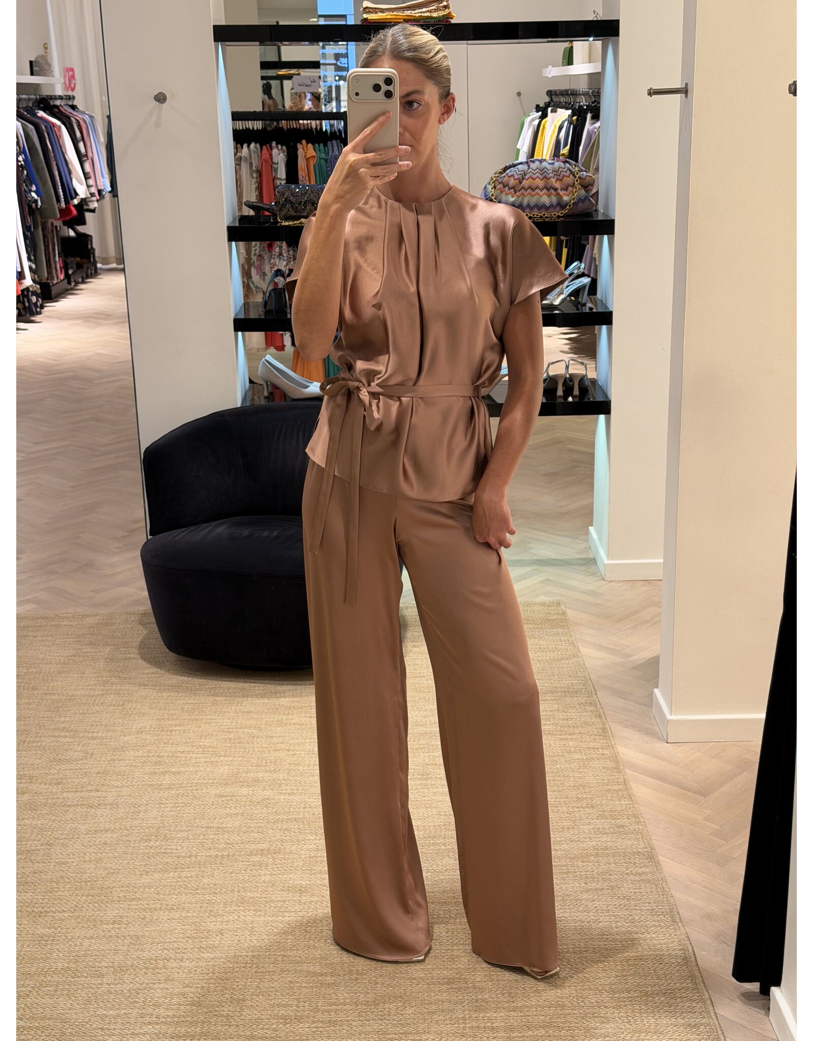 Natan Broek Natan Epicea satijn blush