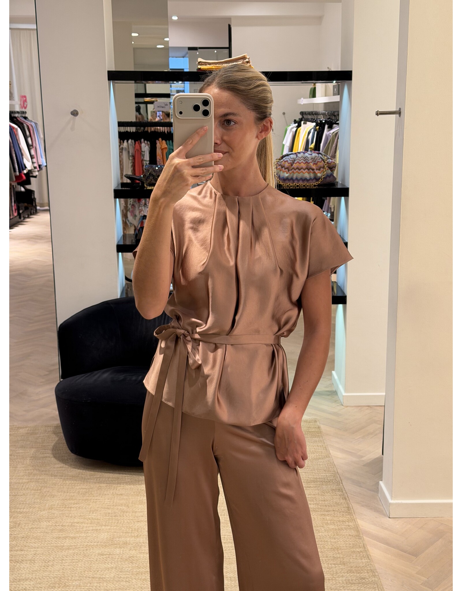 Natan Broek Natan Epicea satijn blush