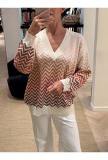Missoni Oversized pull Missoni zigzag V-neck