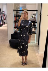 Natan Kleed Natan Ebly print donkerblauw