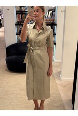 Patrizia Pepe Safaridress P Pepe zandkleur