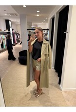 Patrizia Pepe Trench P Pepe zandkleur