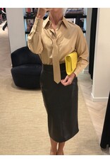 Elisabetta Franchi Kokerrok E Franchi ecoleder zwart