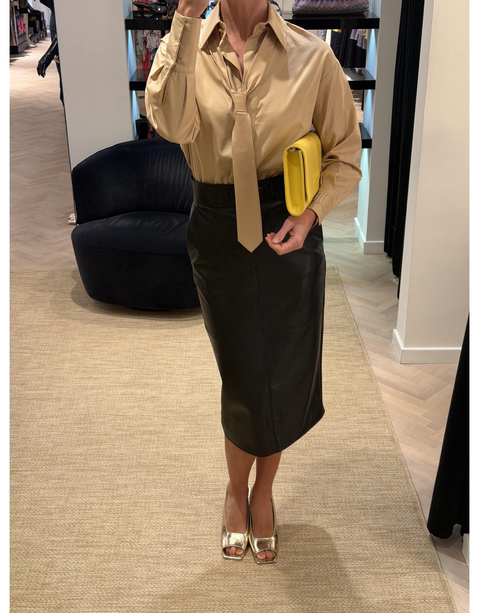 Elisabetta Franchi Hemd E Franchi camel + das