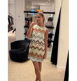 Missoni Kort kleedje Missoni zigzag pastel groen