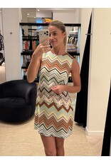 Missoni Kort kleedje Missoni zigzag pastel groen