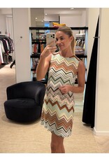 Missoni Kort kleedje Missoni zigzag pastel groen