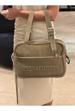 Patrizia Pepe Handtas P Pepe suède olijfgroen