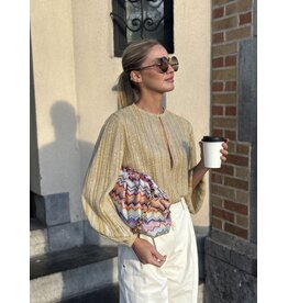 Missoni Grote clutch Missoni zigzag lurex