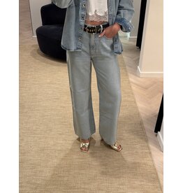 Patrizia Pepe Jeans P Pepe wide legs light blue wash