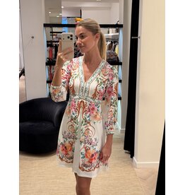 Kleedje Hale Bob Sariah print ivory