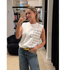 Elisabetta Franchi T-shirt E Franchi wit + tekst