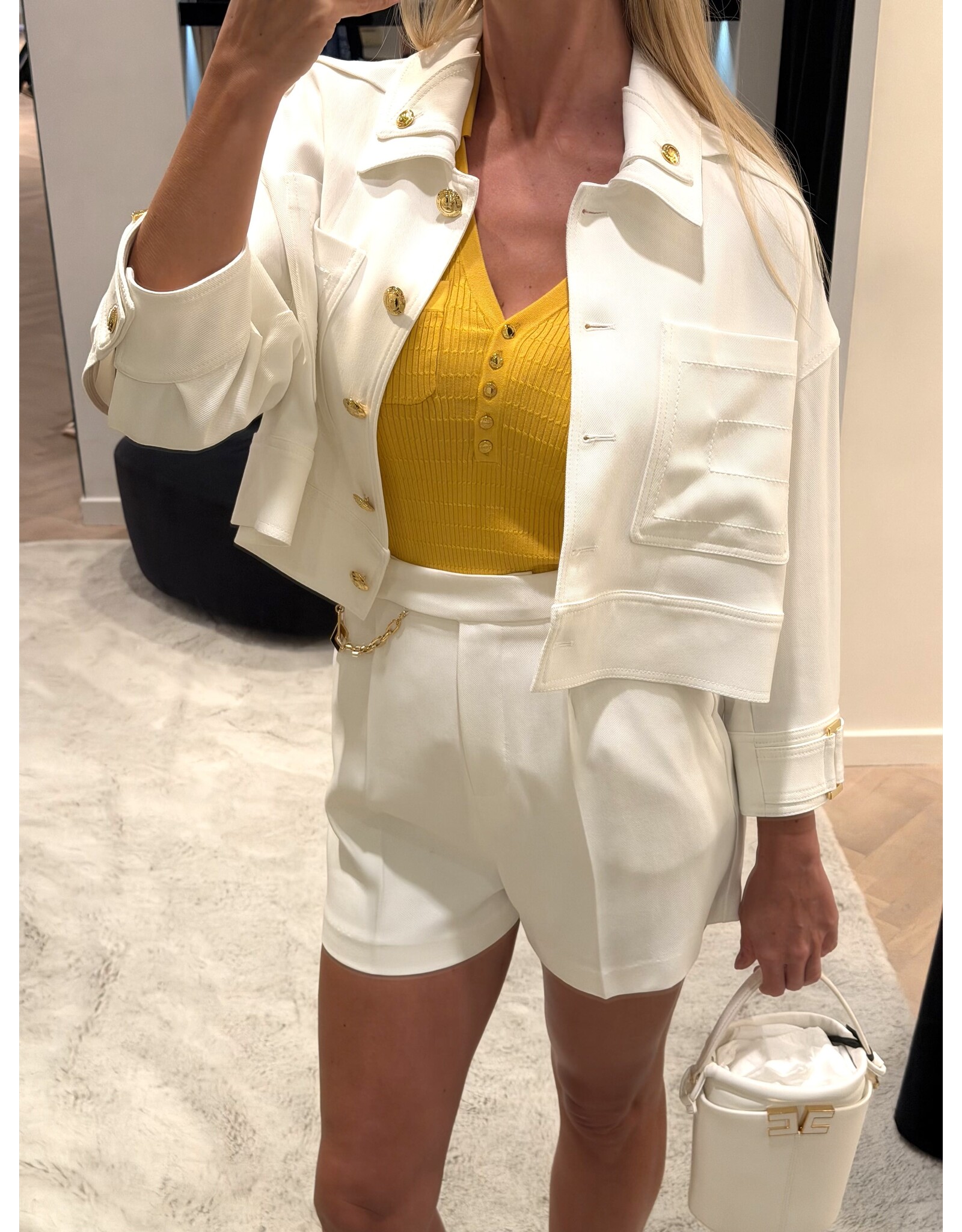 Elisabetta Franchi Fijne polo E Franchi