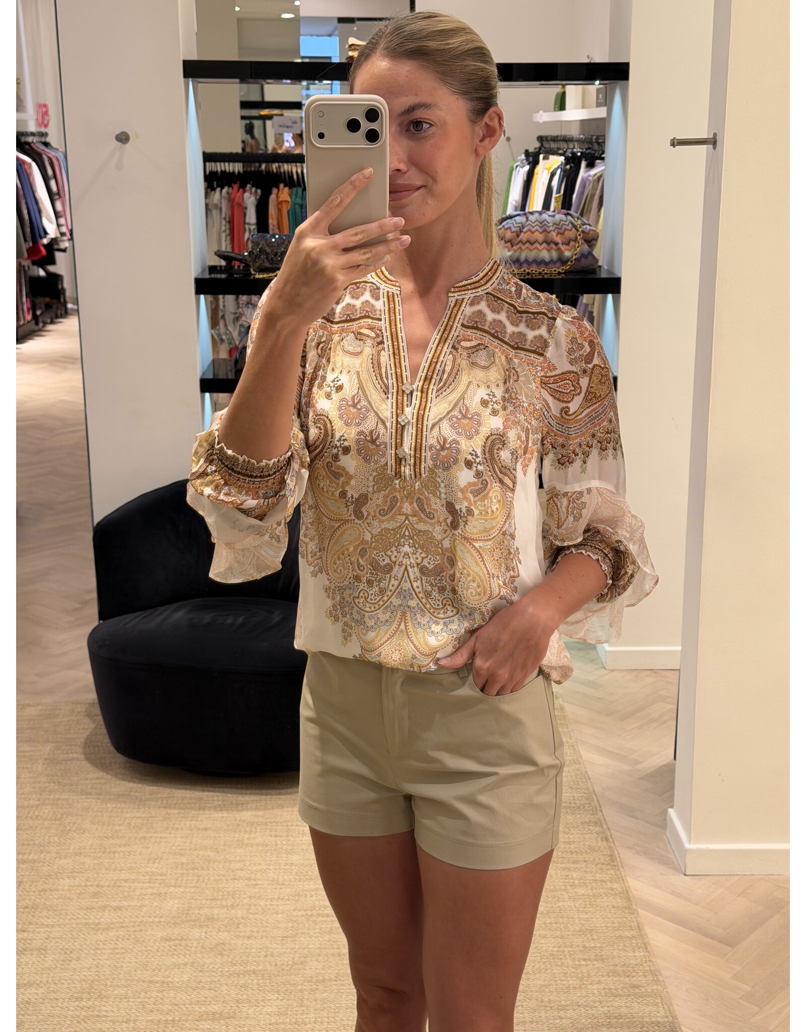 Top Hale Bob Loyalty zijde print