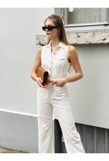 Elisabetta Franchi Jumpsuit E Franchi jeans offwhite