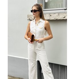 Elisabetta Franchi Jumpsuit E Franchi jeans offwhite