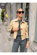Natan Korte vest Natan Fusain2 beige