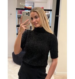 Natan Rolkraagpull Natan Oda soft lurex zwart