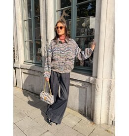 Missoni Bomber Jacket Missoni lurex blue/pink