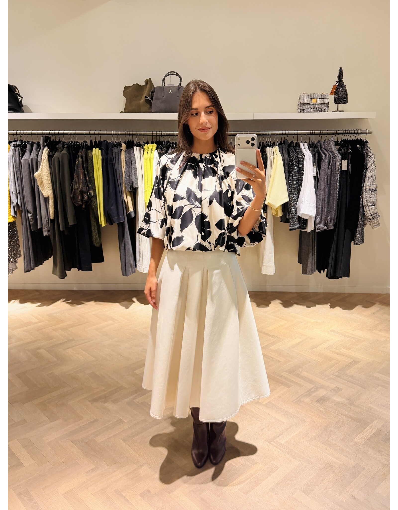 Natan Wijde rok Natan Famon2 ecoleder craq offwhite