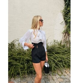 Elisabetta Franchi Korte jumpsuit E Franchi black/white