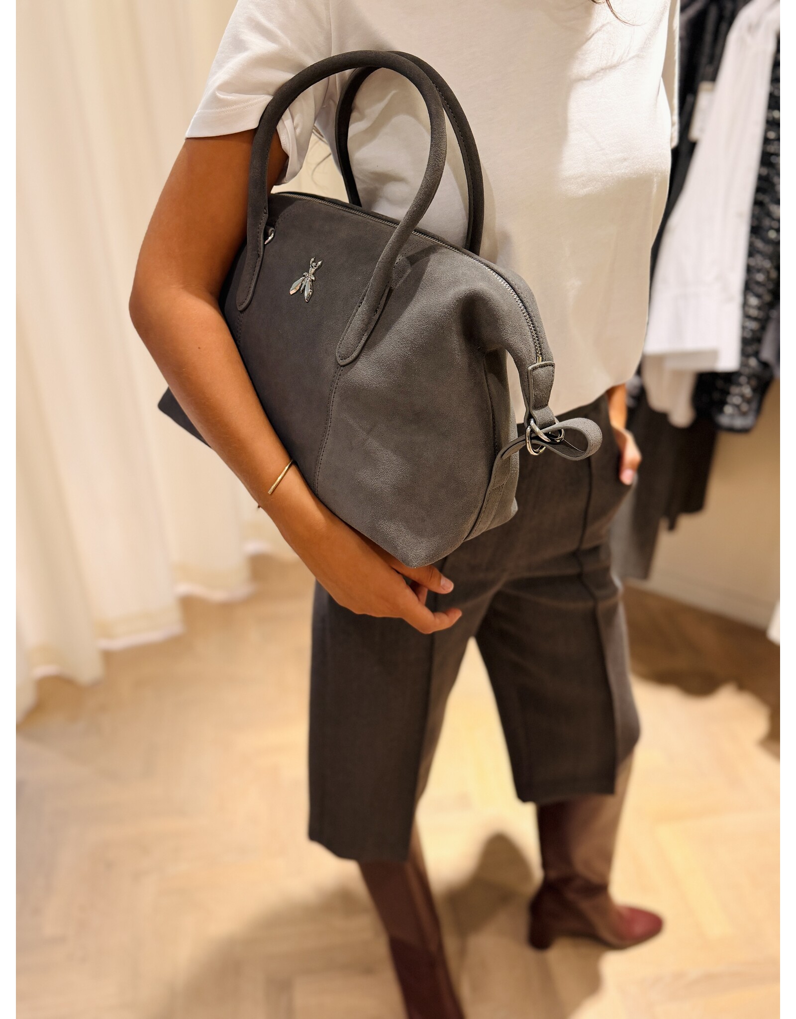 Elisabetta Franchi Bermuda E Franchi grijs