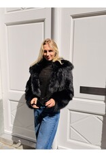 Patrizia Pepe Korte vest P Pepe faux fur