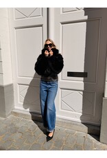 Patrizia Pepe Korte vest P Pepe faux fur