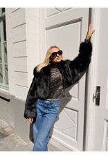 Patrizia Pepe Korte vest P Pepe faux fur