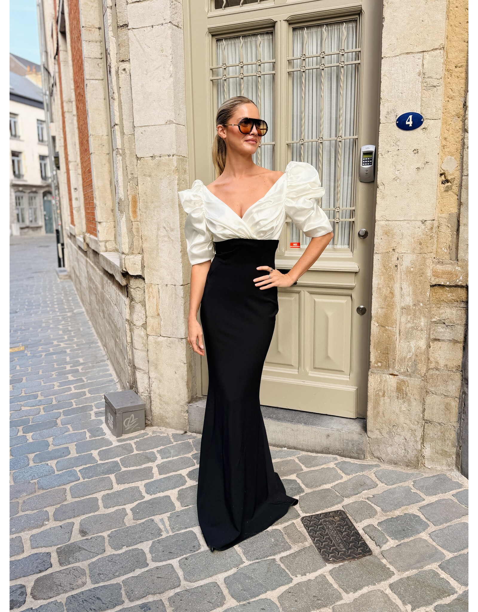 Elisabetta Franchi Partydress E Franchi black and white