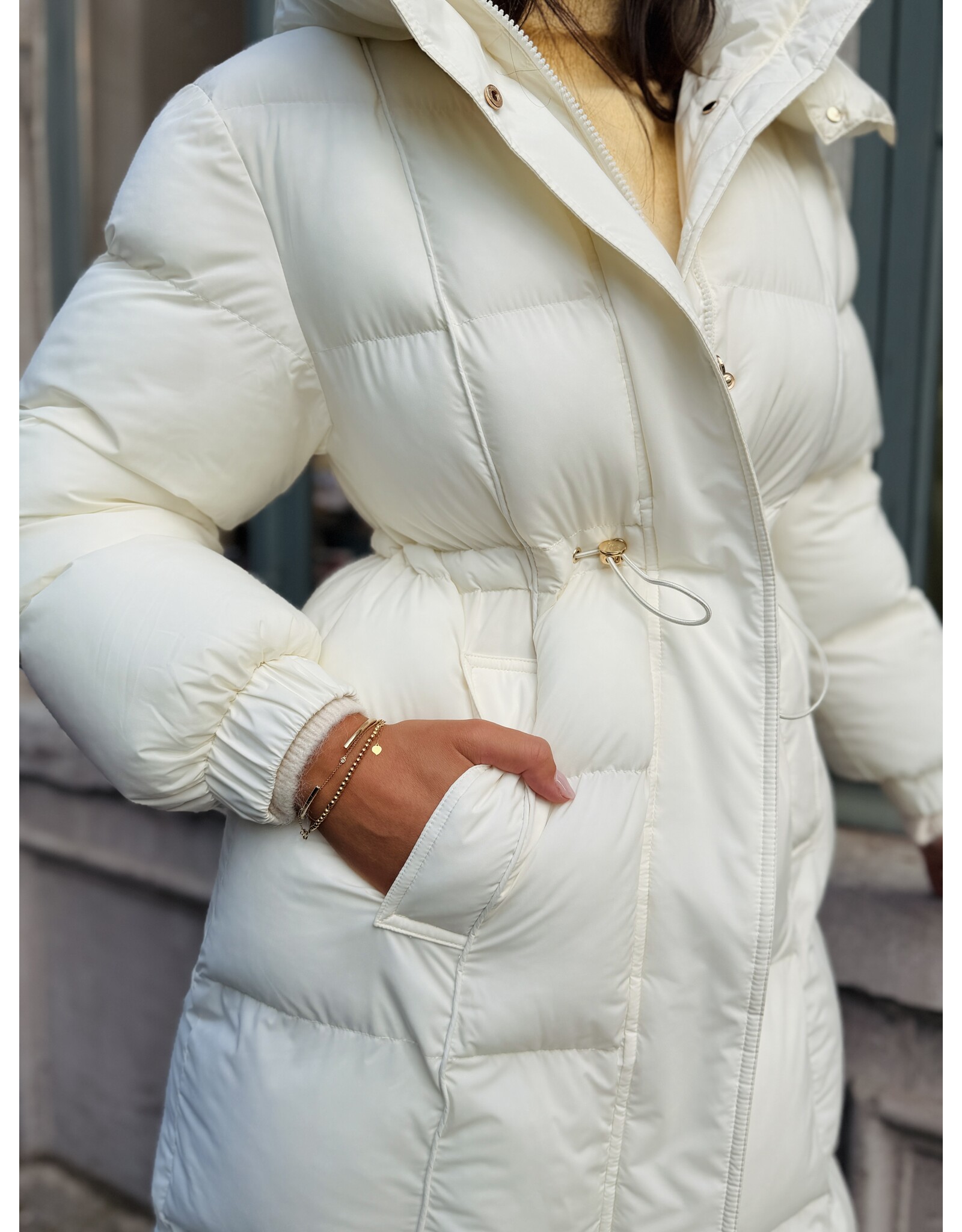 Patrizia Pepe Donsmantel P Pepe vanilla ice