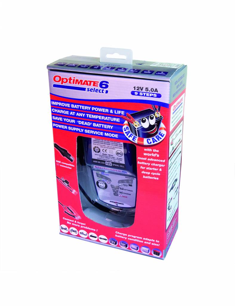 OptiMate OptiMate 6 Select - Battery Charger 12V