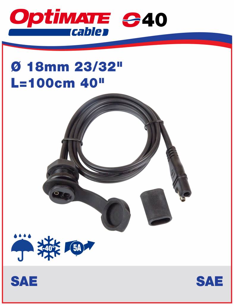 OptiMate OptiMate O-40 Cable connector 5 Amp