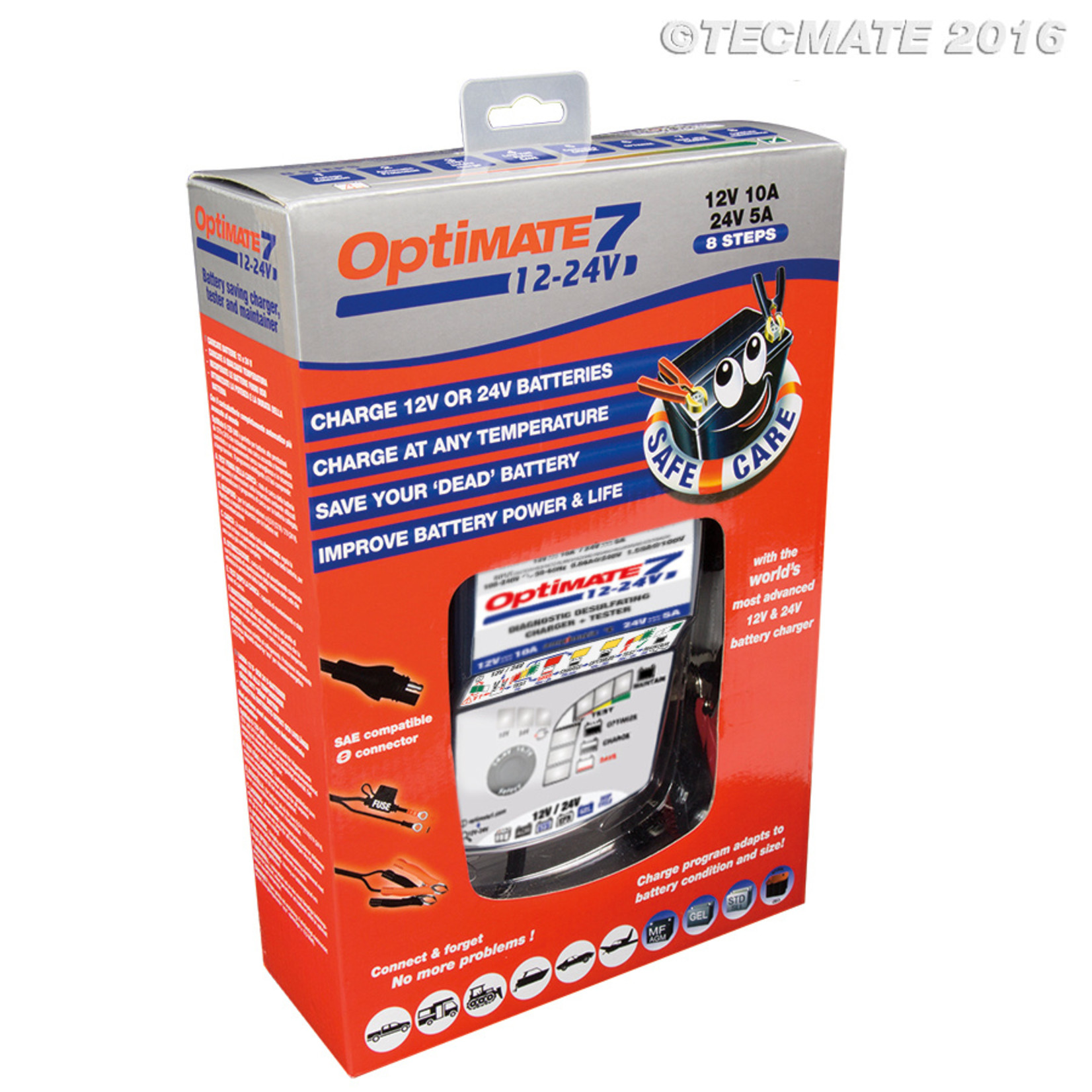 OptiMate OptiMate 7 12V-24V - Battery Charger