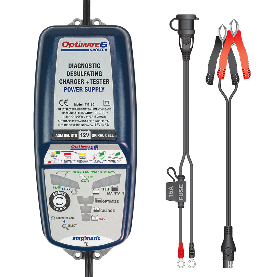 OptiMate OptiMate 6 Select - Acculader 12V