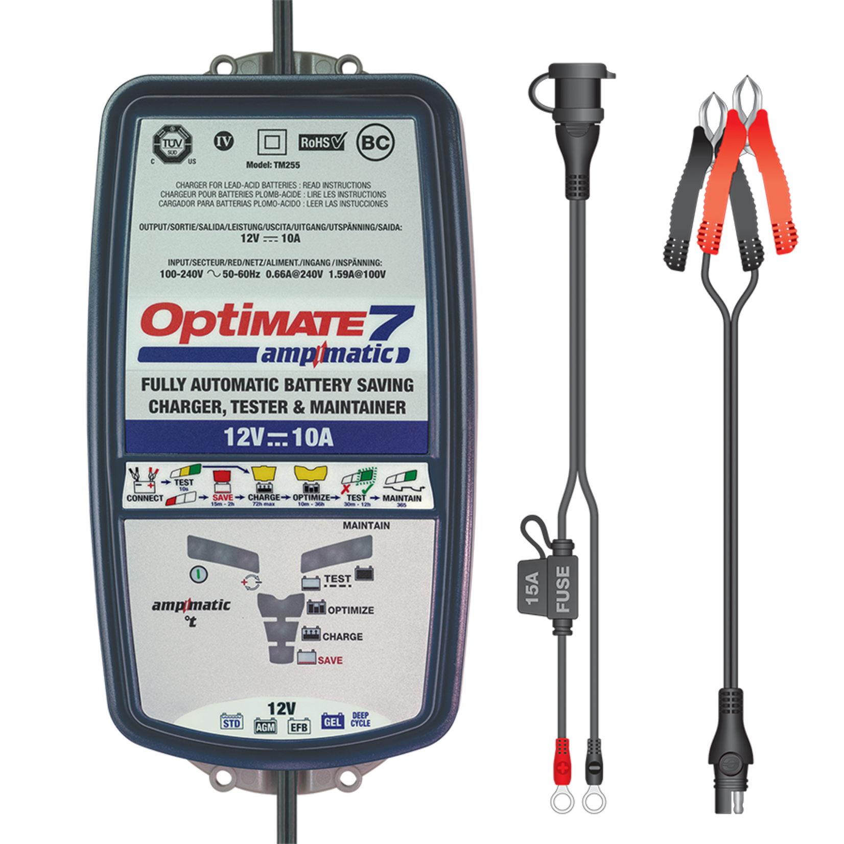 OptiMate OptiMate 7 Ampmatic - Battery Charger 12V