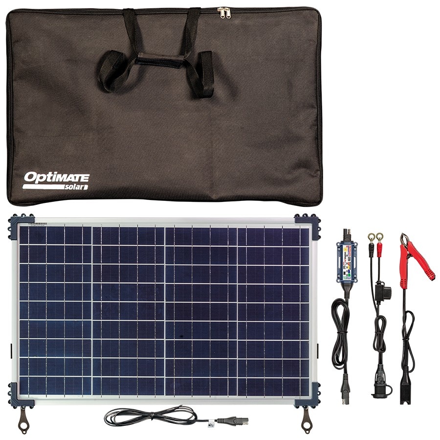 OptiMate DUO Solar 40W - Travel Kit - Acculader
