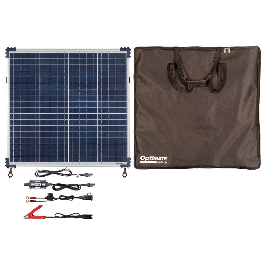 OptiMate Solar 60W - Travel Kit - Acculader