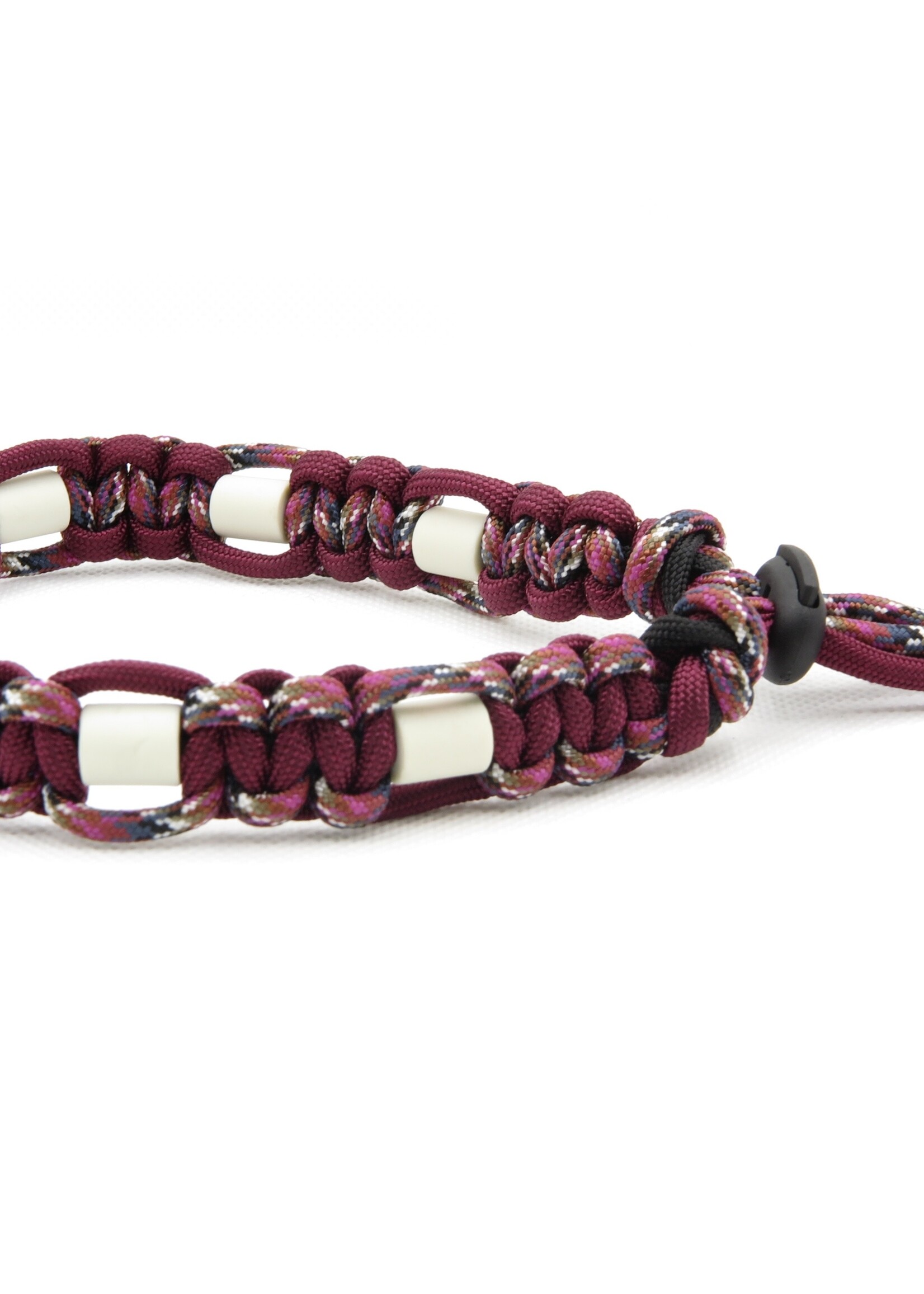 Tekenhalsband Burgundy