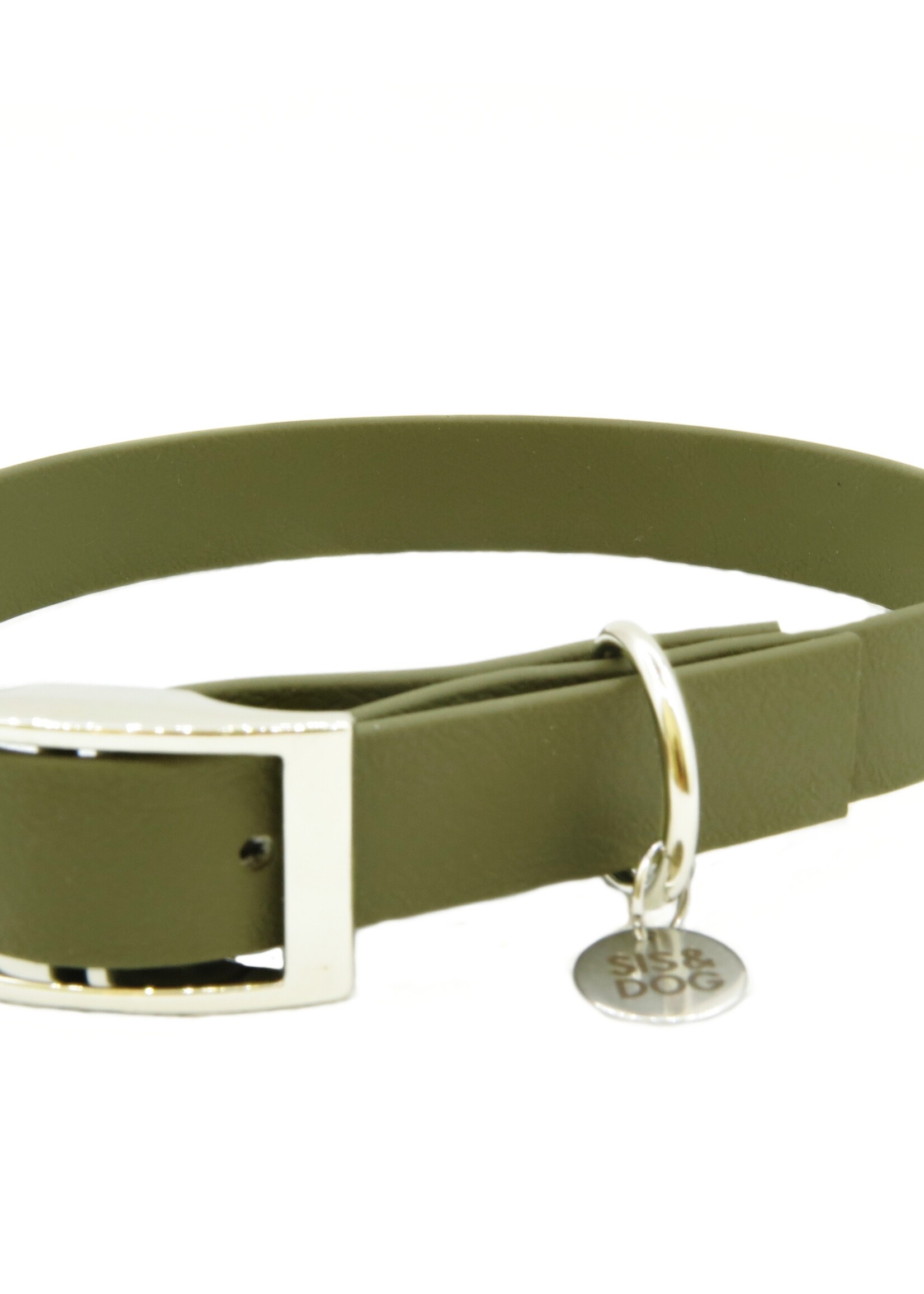 Biothane Dog Collar Olive