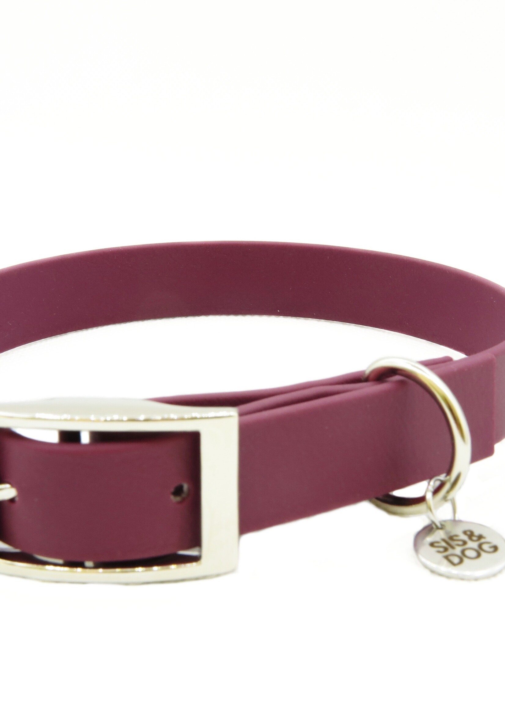 Biothane honden halsband Wine