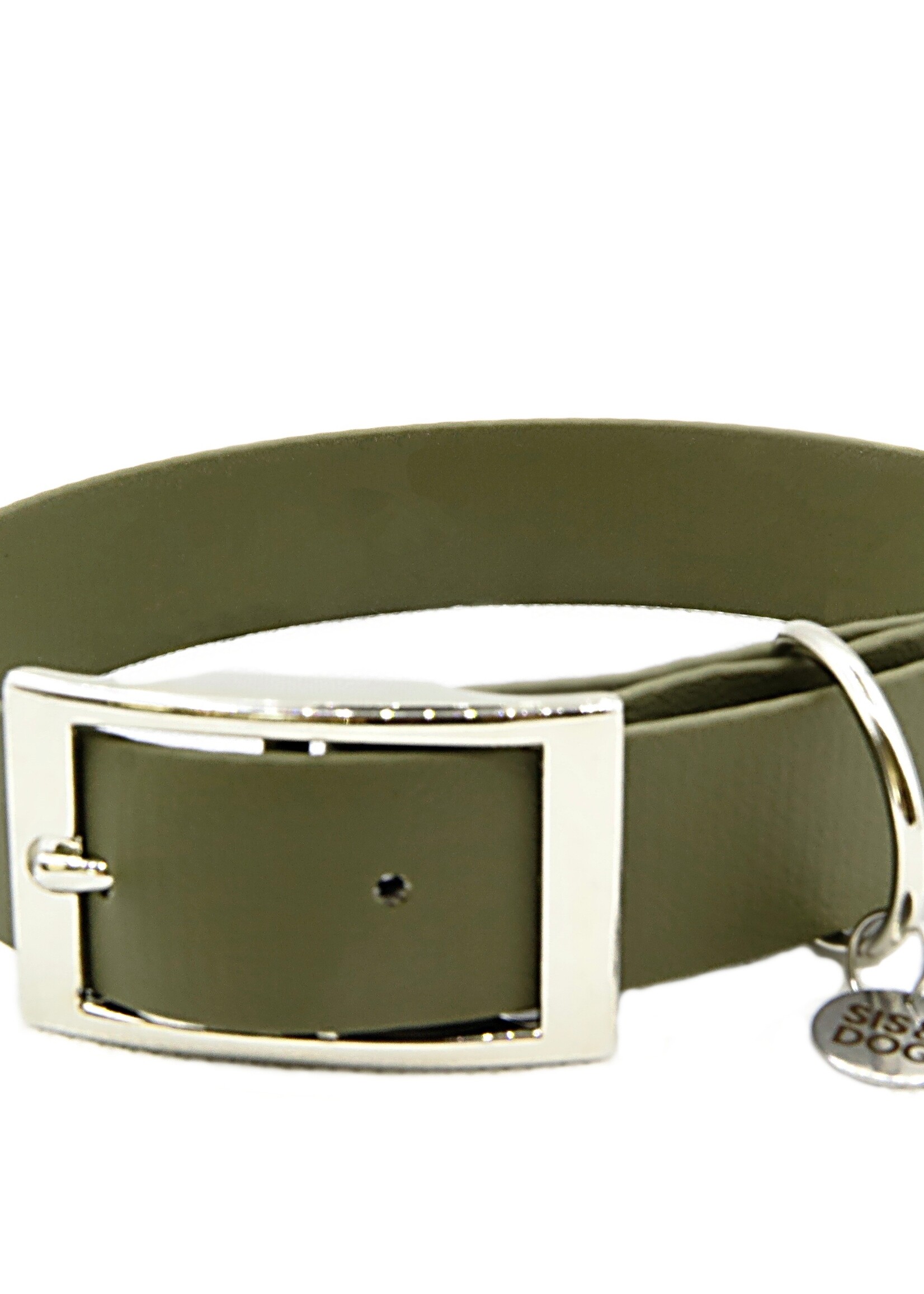 Biothanen dog collar Olive
