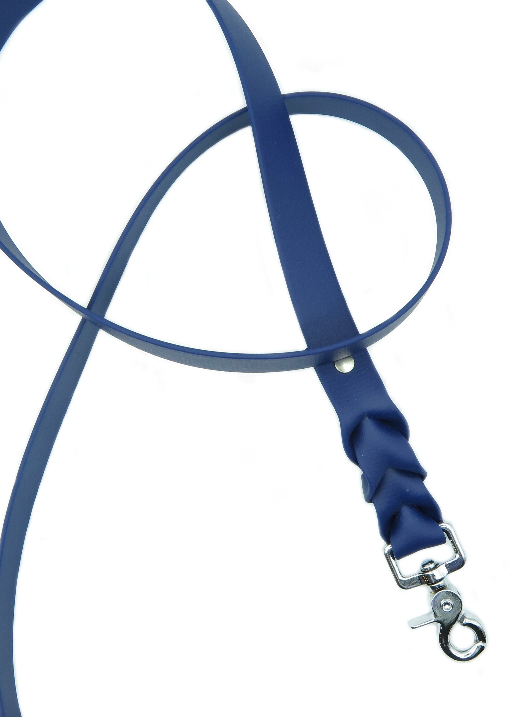 Leash dark blue wide 160cm